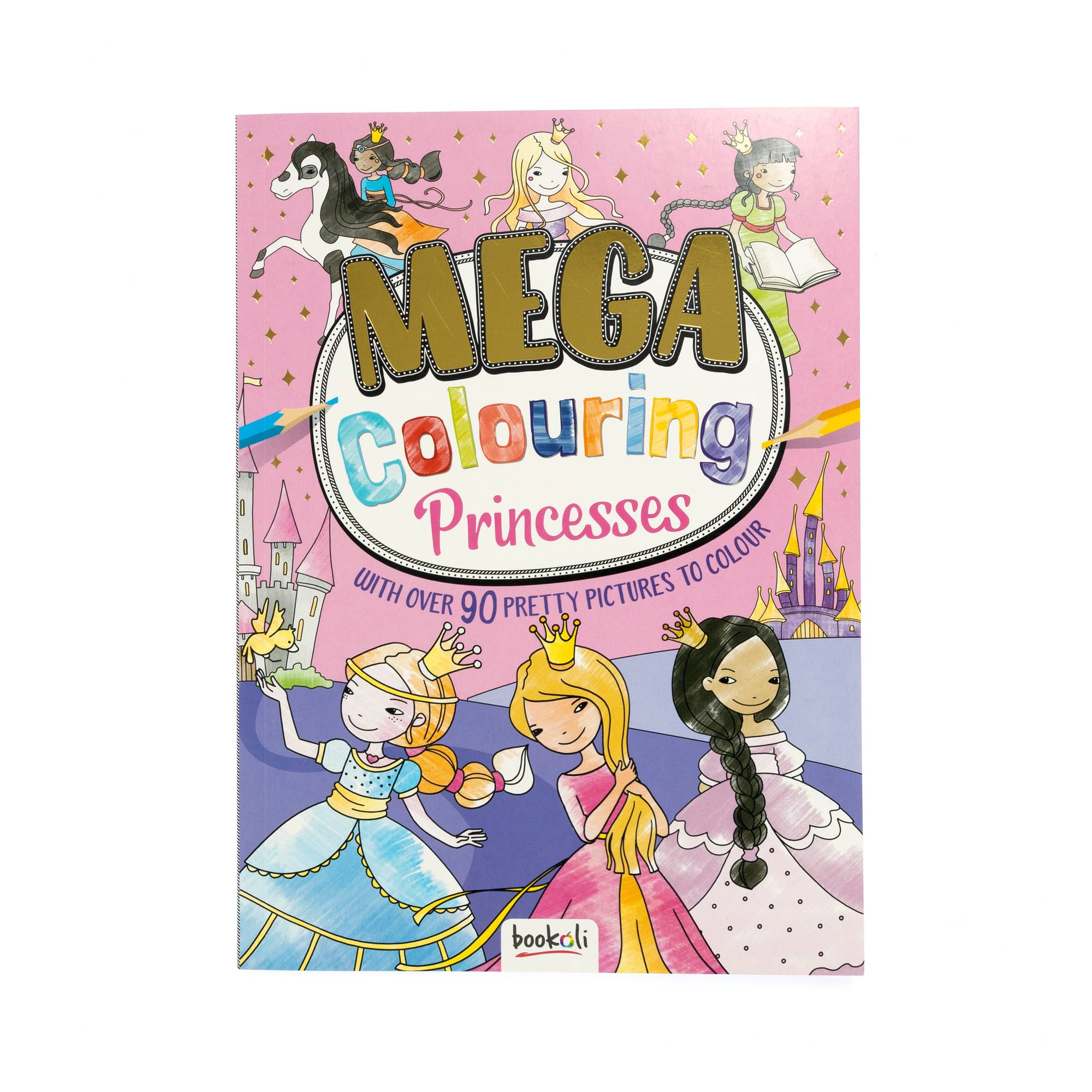 Princesses Mega Colouring Book