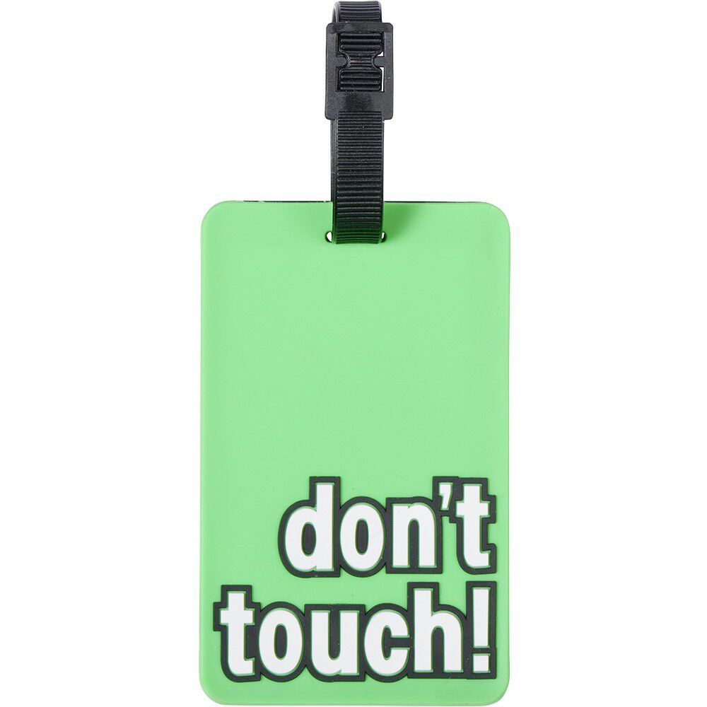 Porte étiquette de bagage Don't touch (3 modèles)