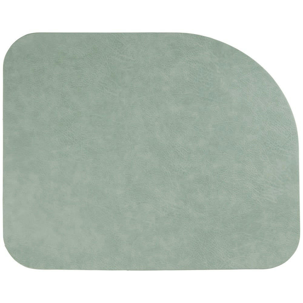 VEGAN - Set de table cuir vegan organique vert menthe 46x37cm