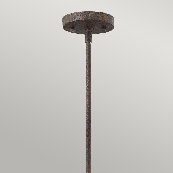 Lampa wisząca rdzawe żelazo Middlefield 1xE27x60W Hinkley