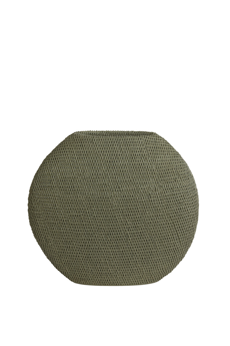 Light & Living vaas MASHABA - 40.5x14.5x36.5cm - grijs