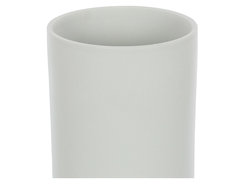 Wazon ceramiczny 25 cm szary