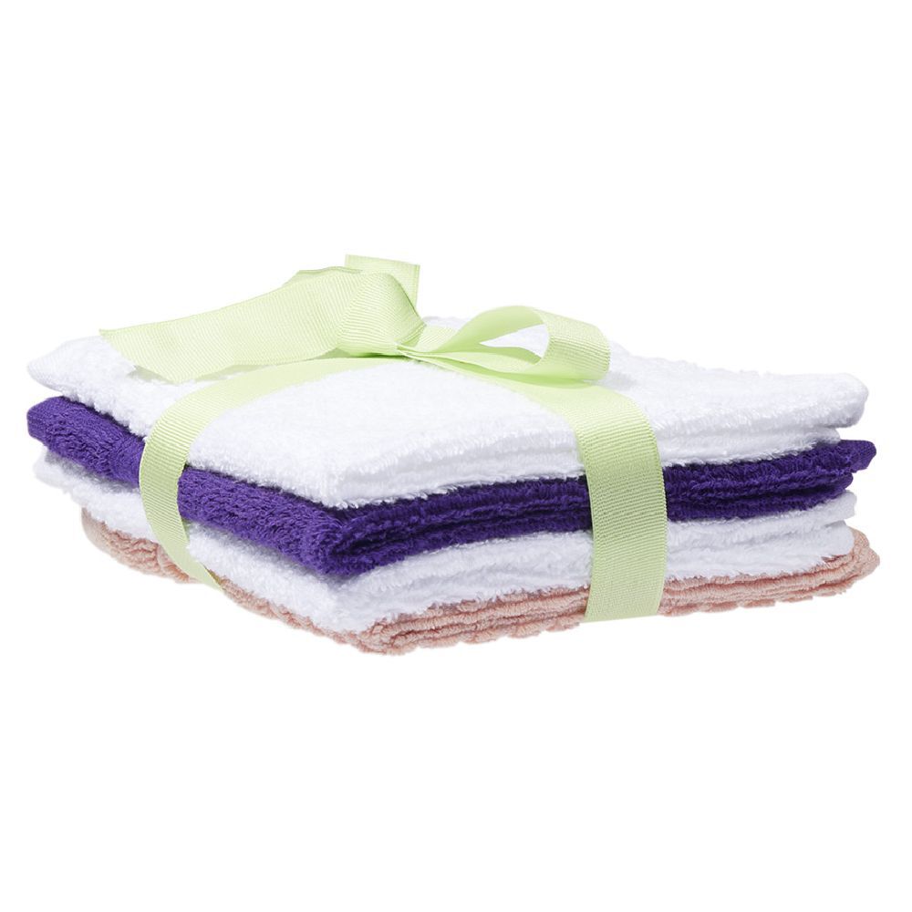 Serviette invité carré multicolore x4
