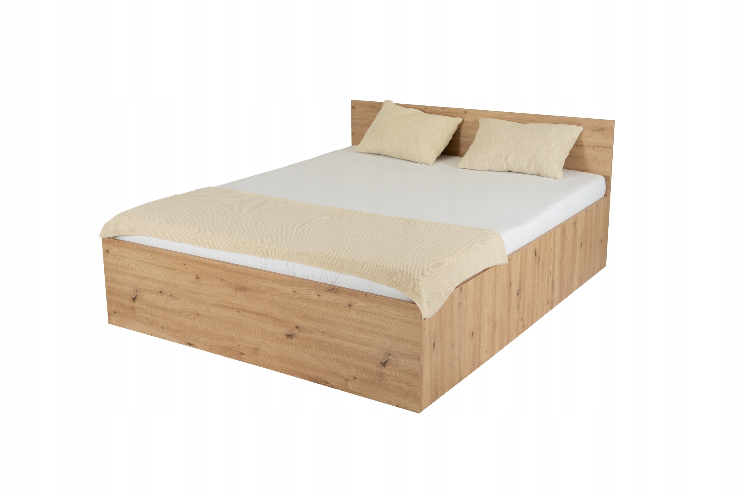 Łóżko Podnoszone Komvortowy 120X200 Stelaż Pojemnik Hdf Materac 14 Cm H3/H4