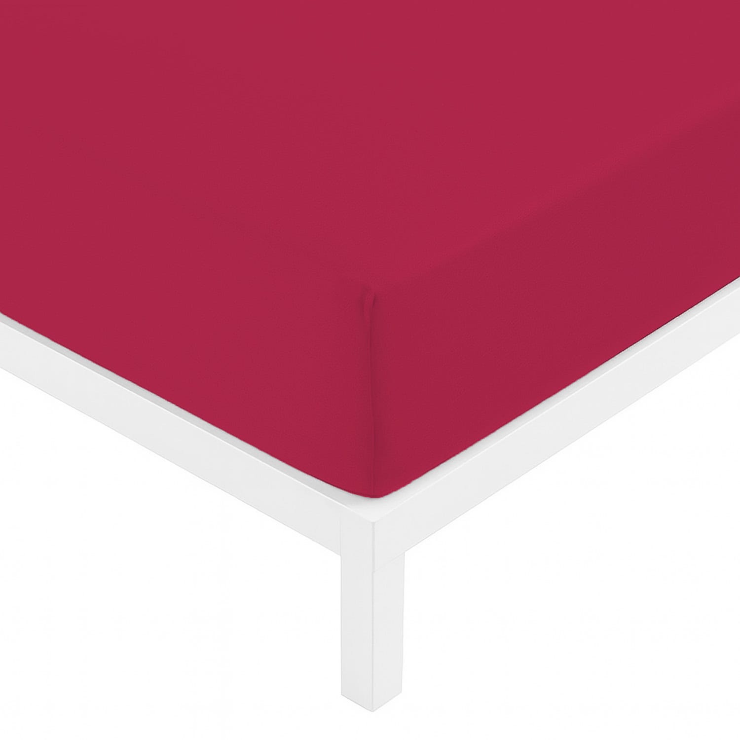 Lenzuolo con angoli singolo rosso Young