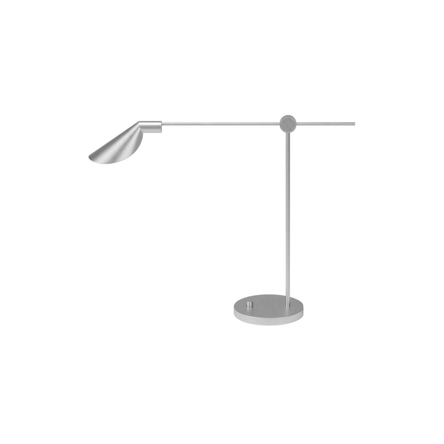 MS021 bordlampe, polished steel