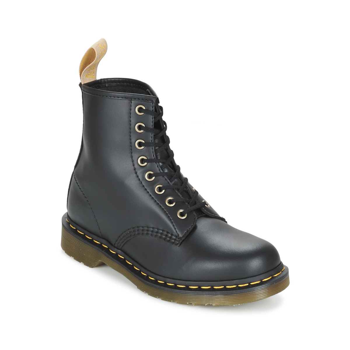 Dr. Martens - VEGAN 1460 BLACK FELIX RUB OFF - Black