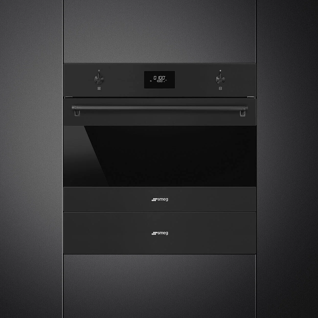 15cm Classic Warming Drawer Matte Black