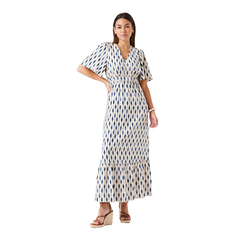 Garcia E50281 short sleeve long dress