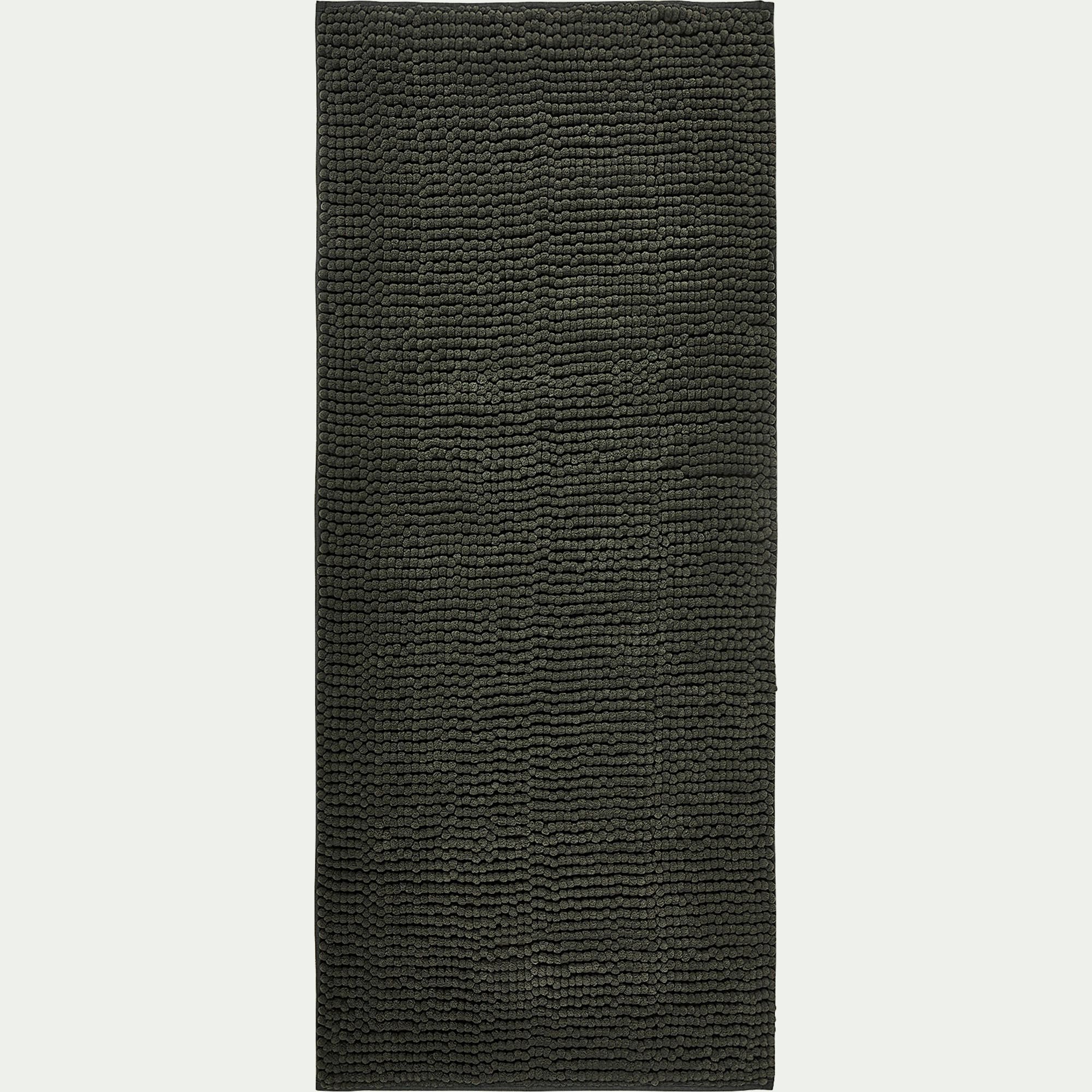 PICUS - Tapis de bain rectangulaire antidérapant 50x120cm - vert cèdre