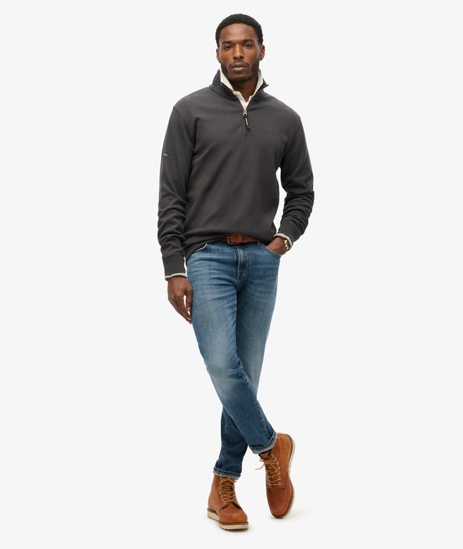 Utility Logo Half-Zip Sweatshirt