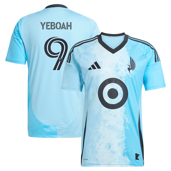 Kelvin Yeboah Minnesota United FC adidas 2025 CONVERGENCE Replica Player Jersey - Blue