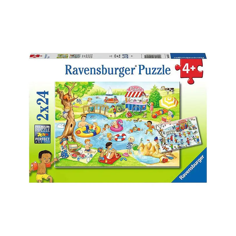 Puzzle 2er-Set Freizeit am See