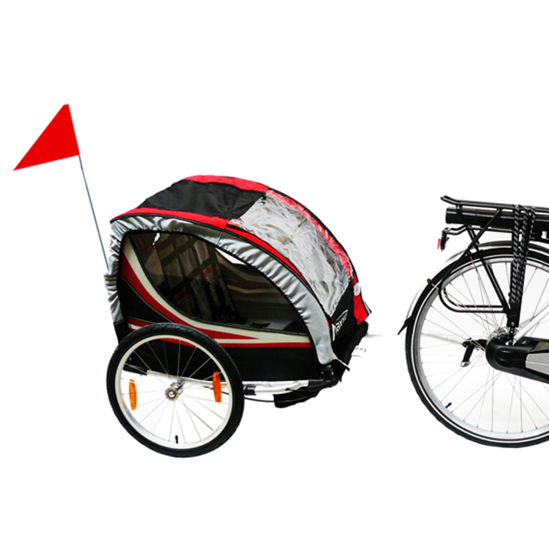 Remorque de vélo pliable pour 1 à 2 enfants