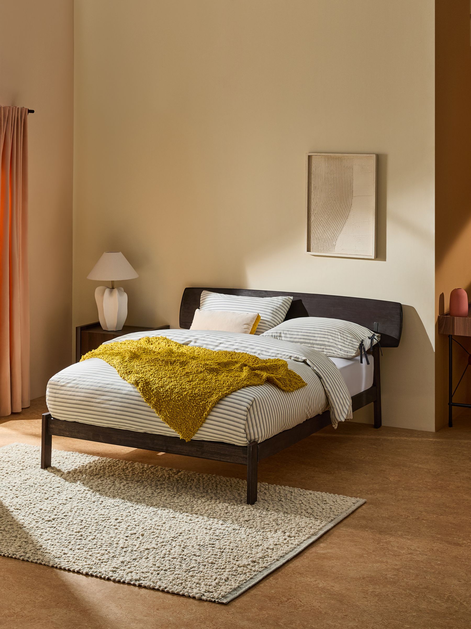 Kaia Bed in Dark Brown