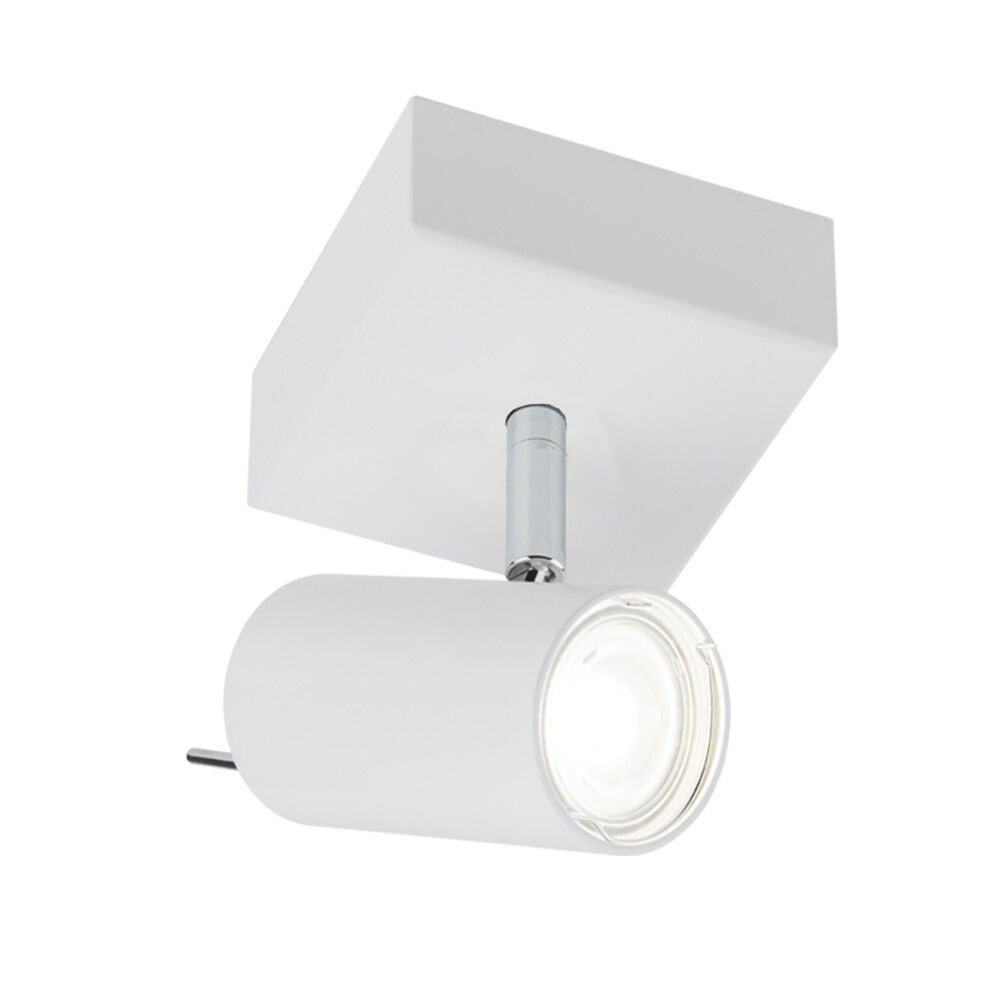 Spot reflektor kwadratowy biały FUSSA 1xGU10x10W wym:15x14x10cm IP20 Shilo