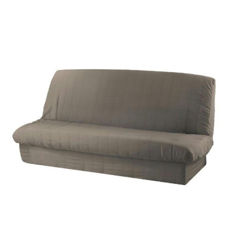 - Housse de clic clac uni essentiel polyester taupe