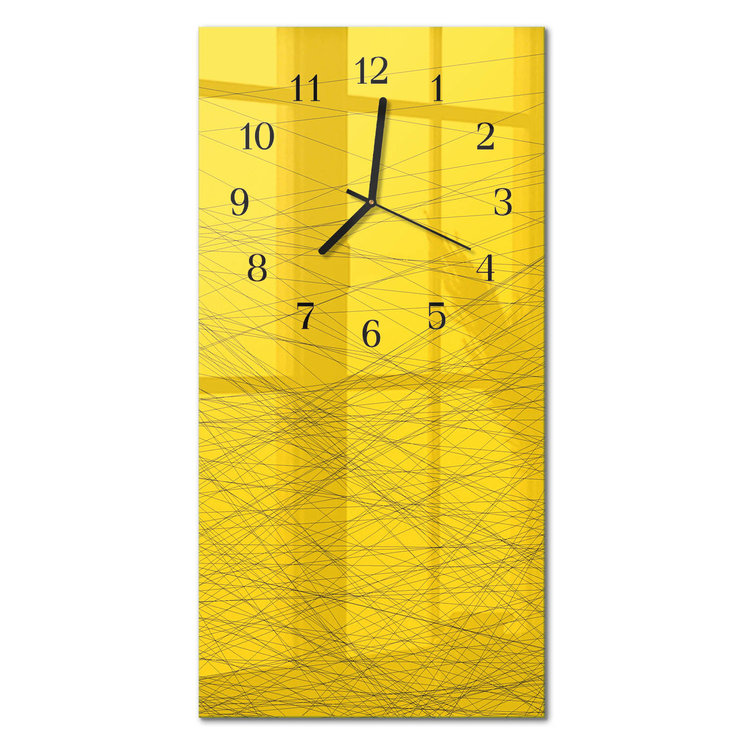 Designerski zegar 30x60 Paski zegar ścienny