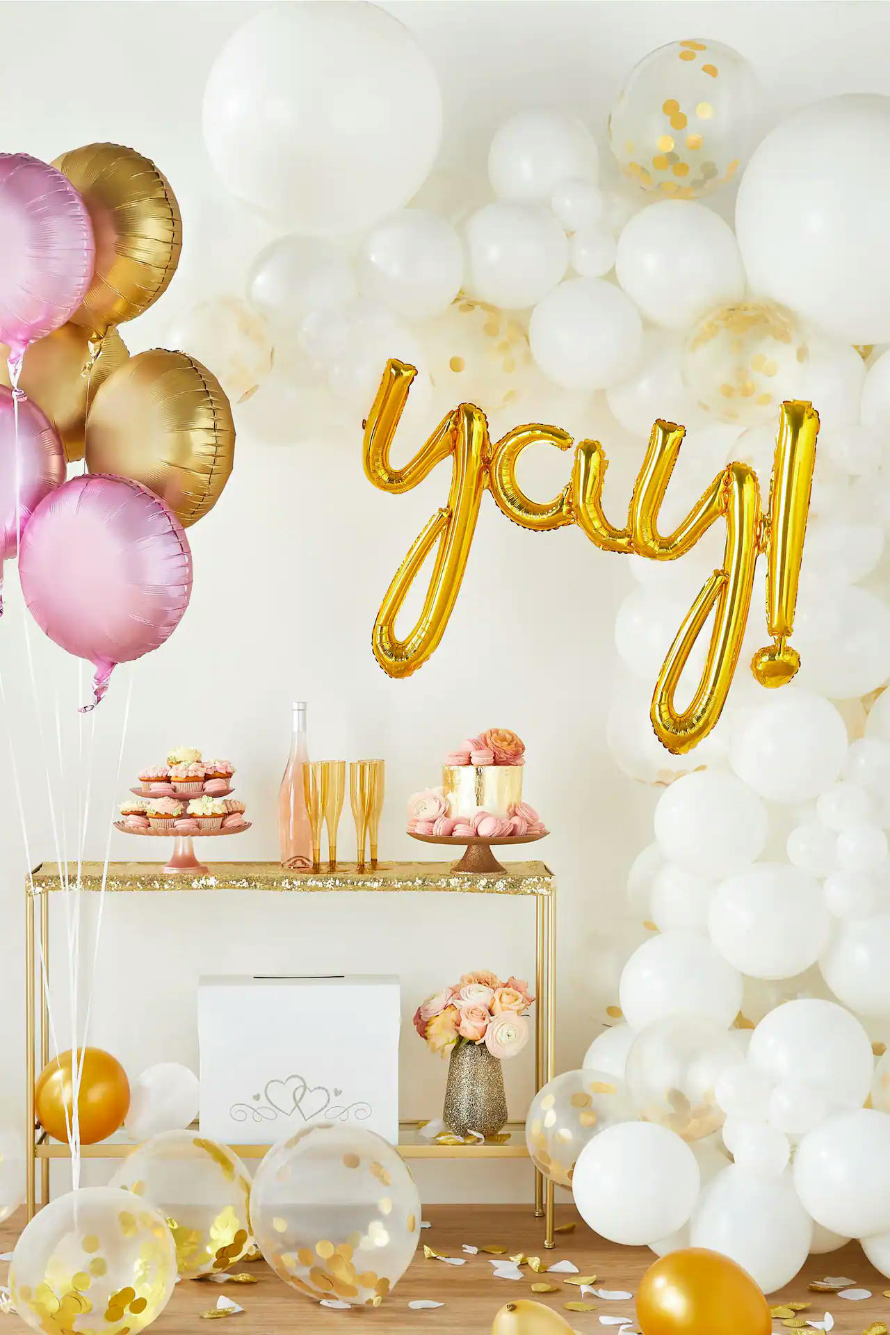 Round Pearl Latex Balloons, Assorted Colours, 5-in, 50-pk, for Birthday Party