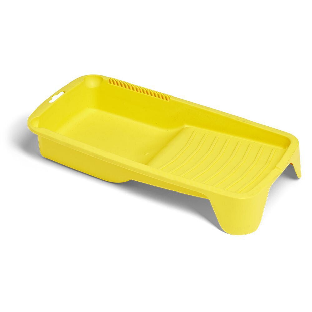 Bac à peinture plastique jaune