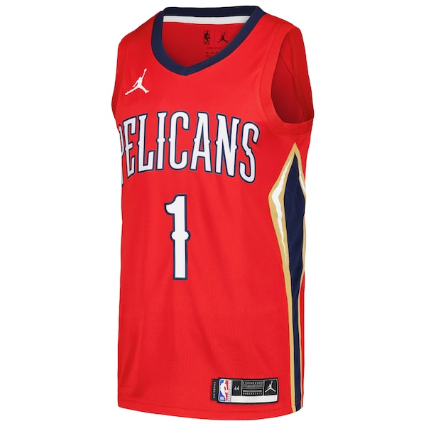 Zion Williamson New Orleans Pelicans Jordan Brand Swingman Player Jersey - Statement Edition - Red