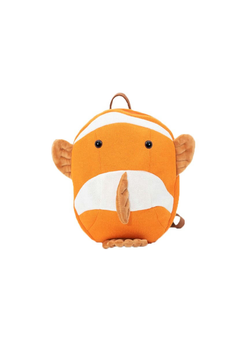MOCHILAS - Sac à dos 100% coton poisson Nemo orange