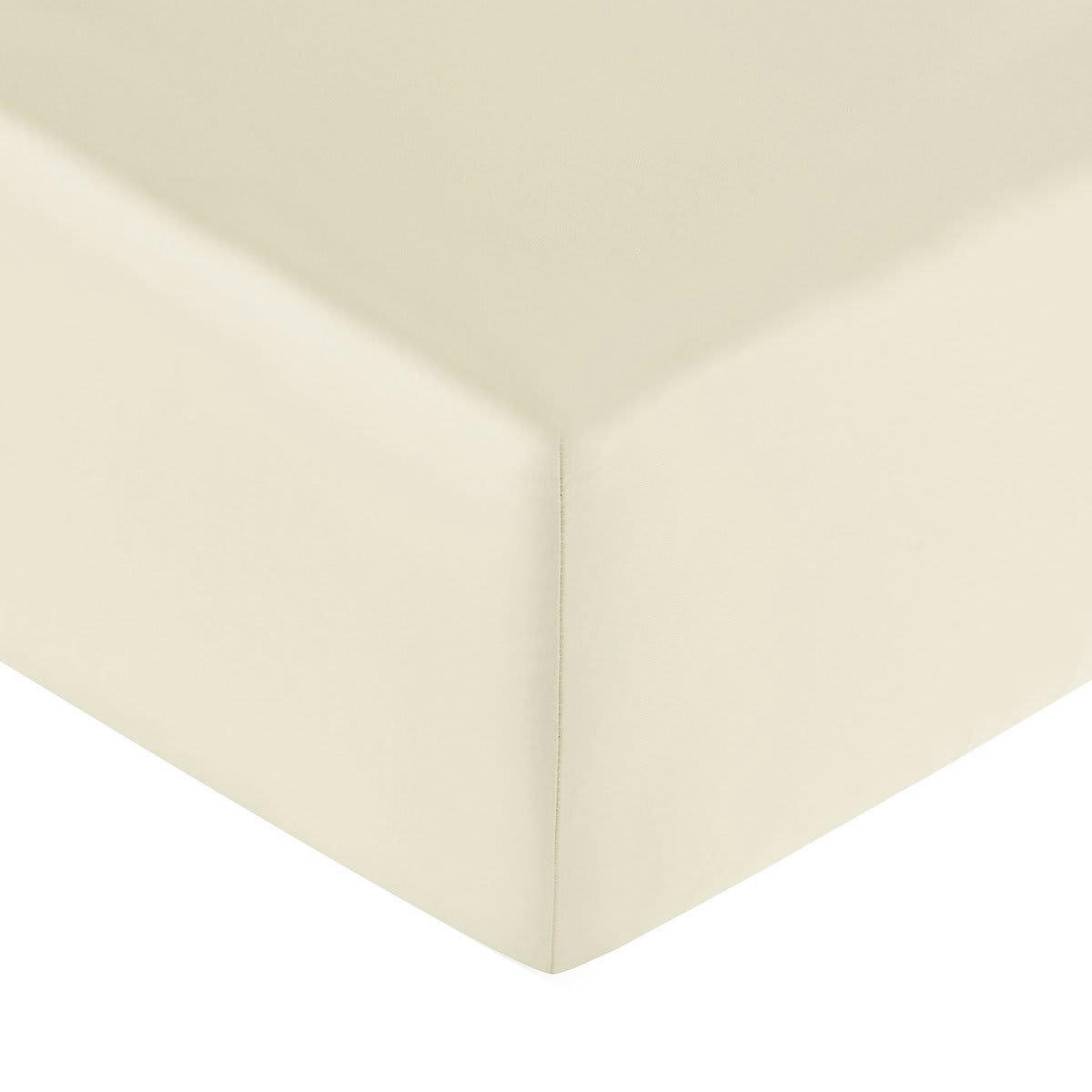 ECLAT - Drap housse satin sable 140x200 cm