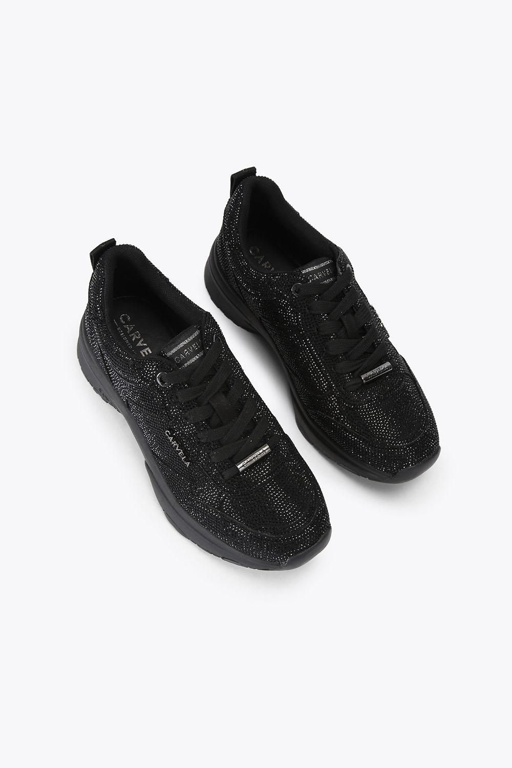 Carvela Adoro Bling' Fabric Trainers
