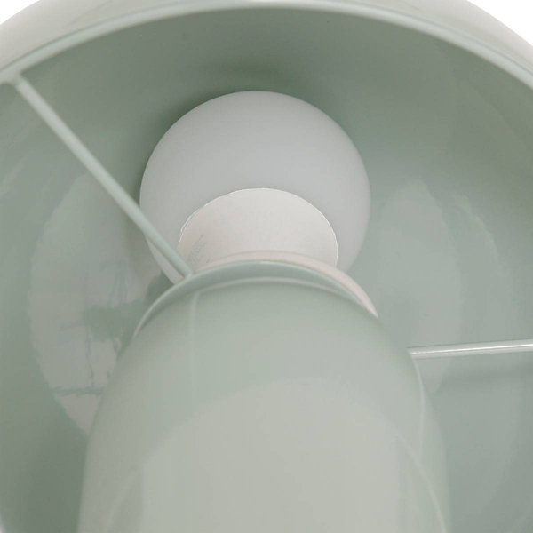 Lampe champignon secteur Lito vert céladon H24,5cm - Atmosphera