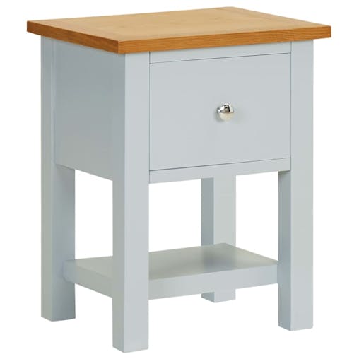 NNEVL Nightstand 36x30x47 cm Solid Oak Wood