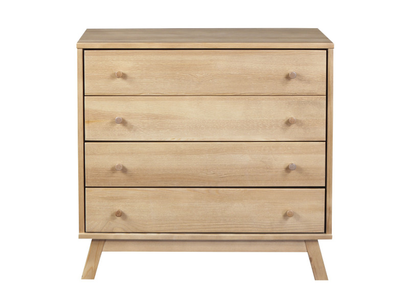 Komoda 90 cm drewniana 4 szuflady Oregon Wood I kolor dębowy