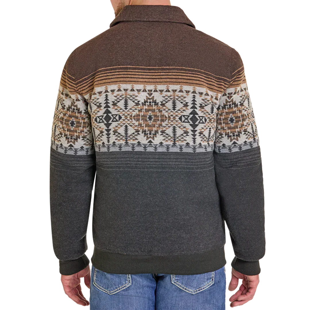 Мужская куртка-бомбер Panhandle Pueblo Aztec Border Jacquard
