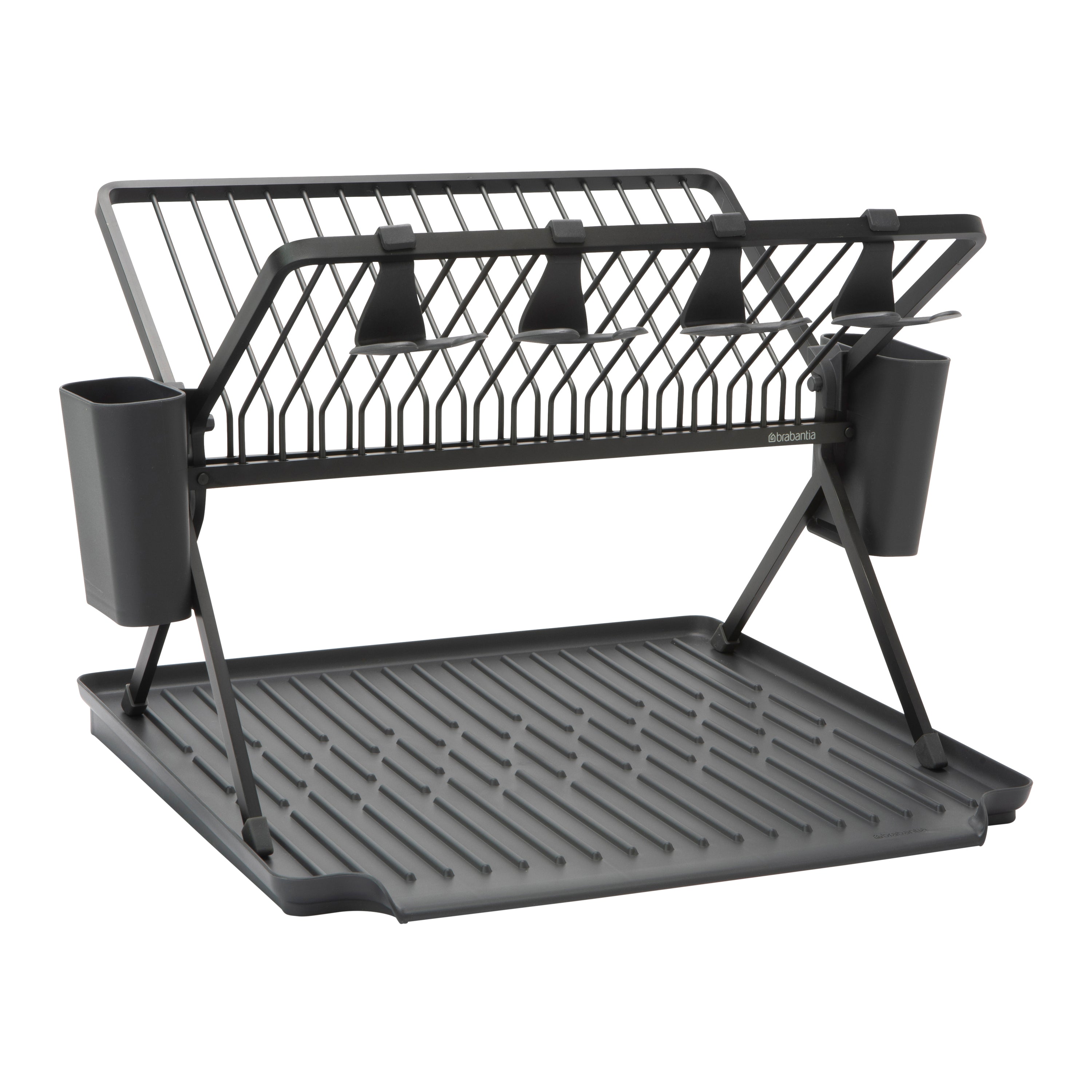 Brabantia SinkSide Inklapbaar Afdruiprek - met Bestekhouder - Dark Gre