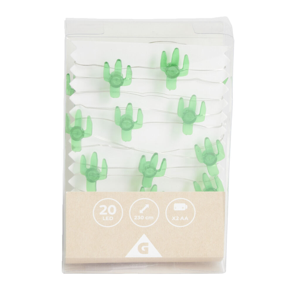 Guirlande LED cactus 230cm