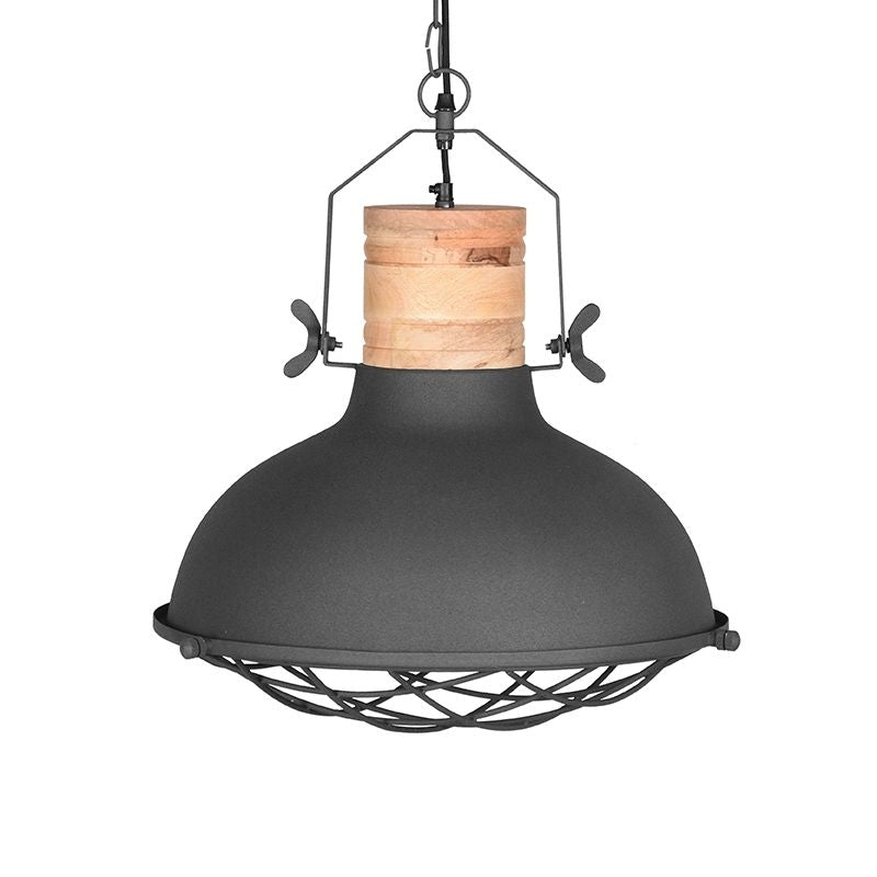 LABEL51 Hanglamp Grid - Grijs Metaal - 52x52x48cm