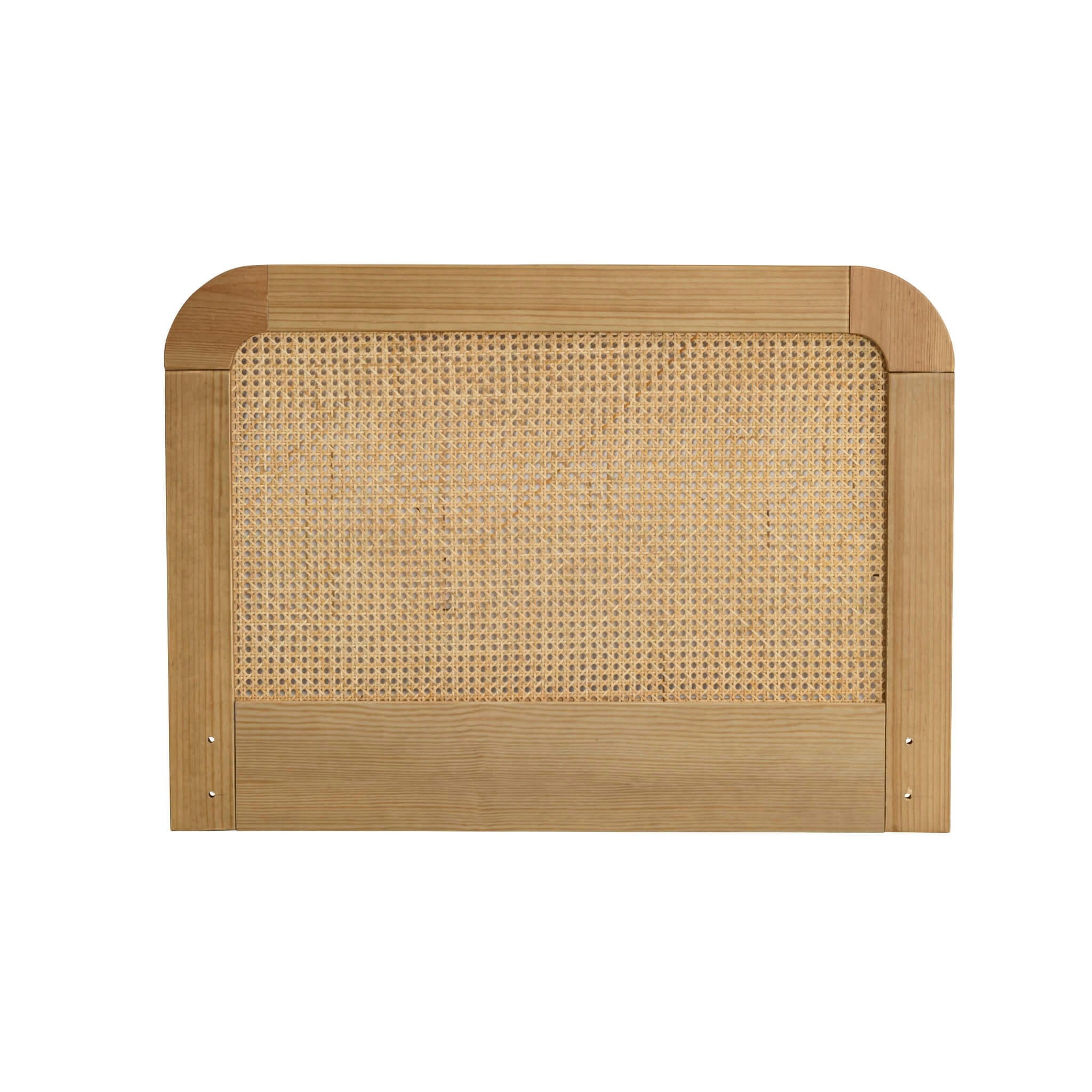 - Tête de lit en cannage et bois naturel 90cm