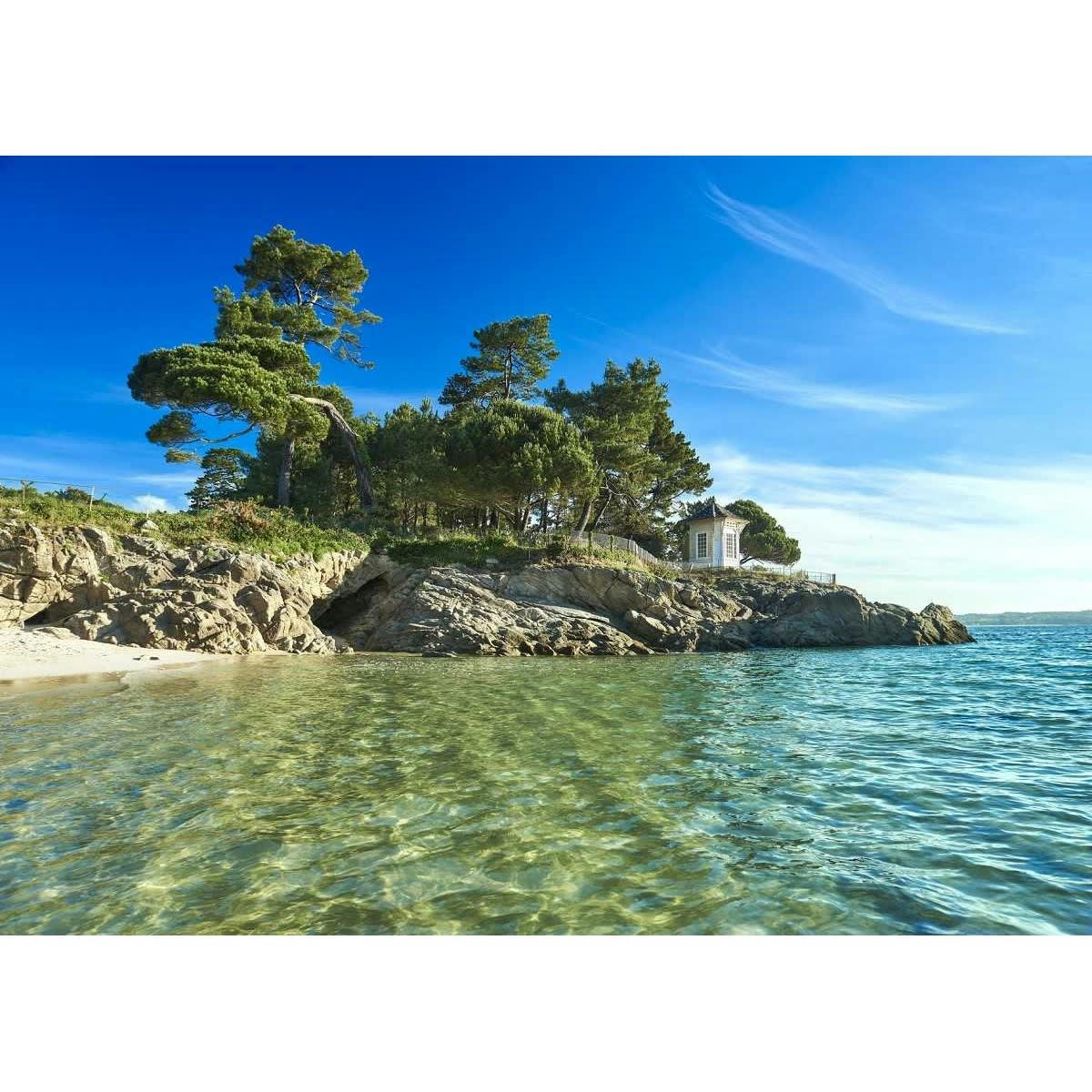 PLAGE - Tableau sur toile Beg Meil 45x65 cm