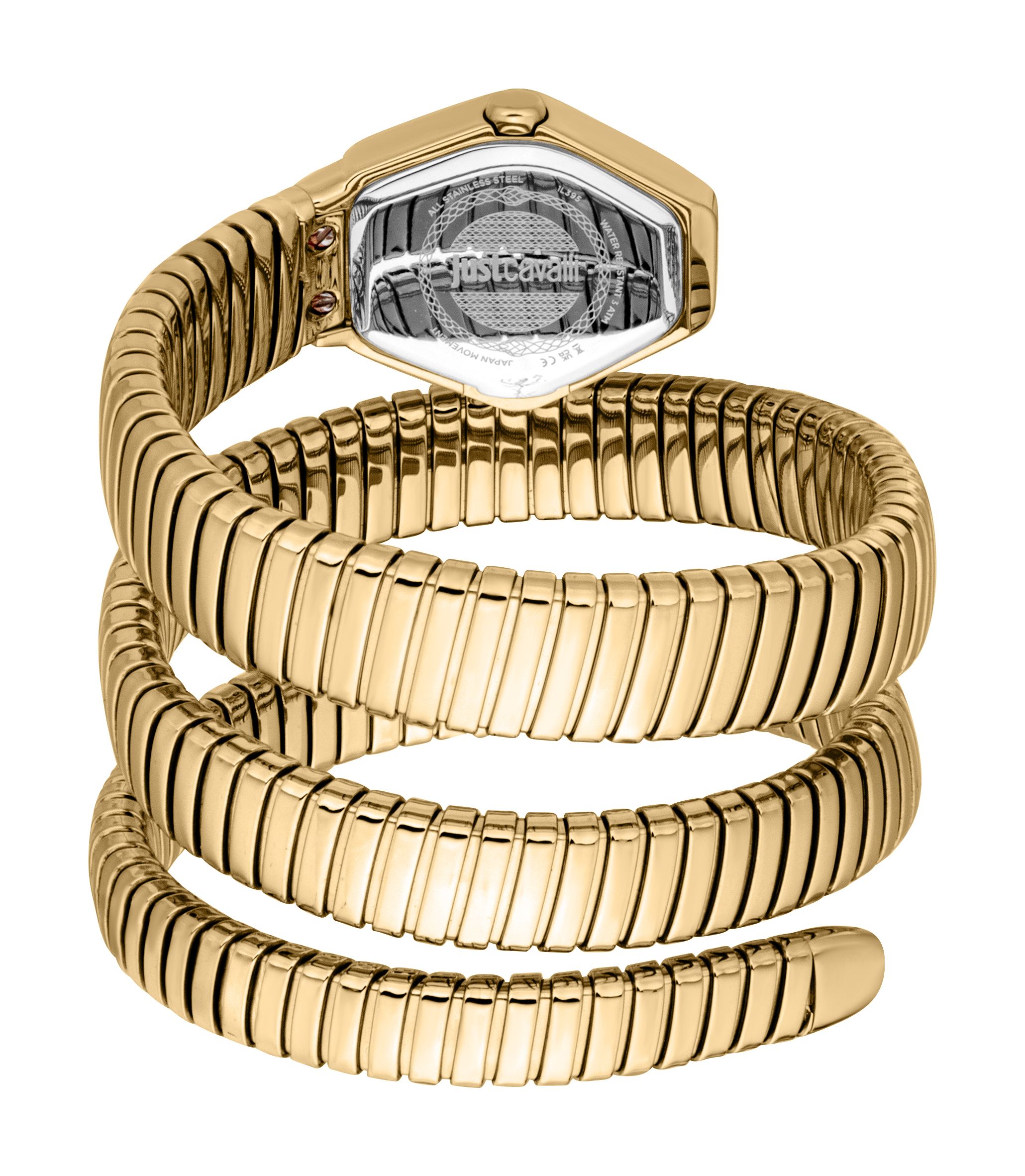 Just Cavalli Women's Snake 316L Stainless Steel Watch