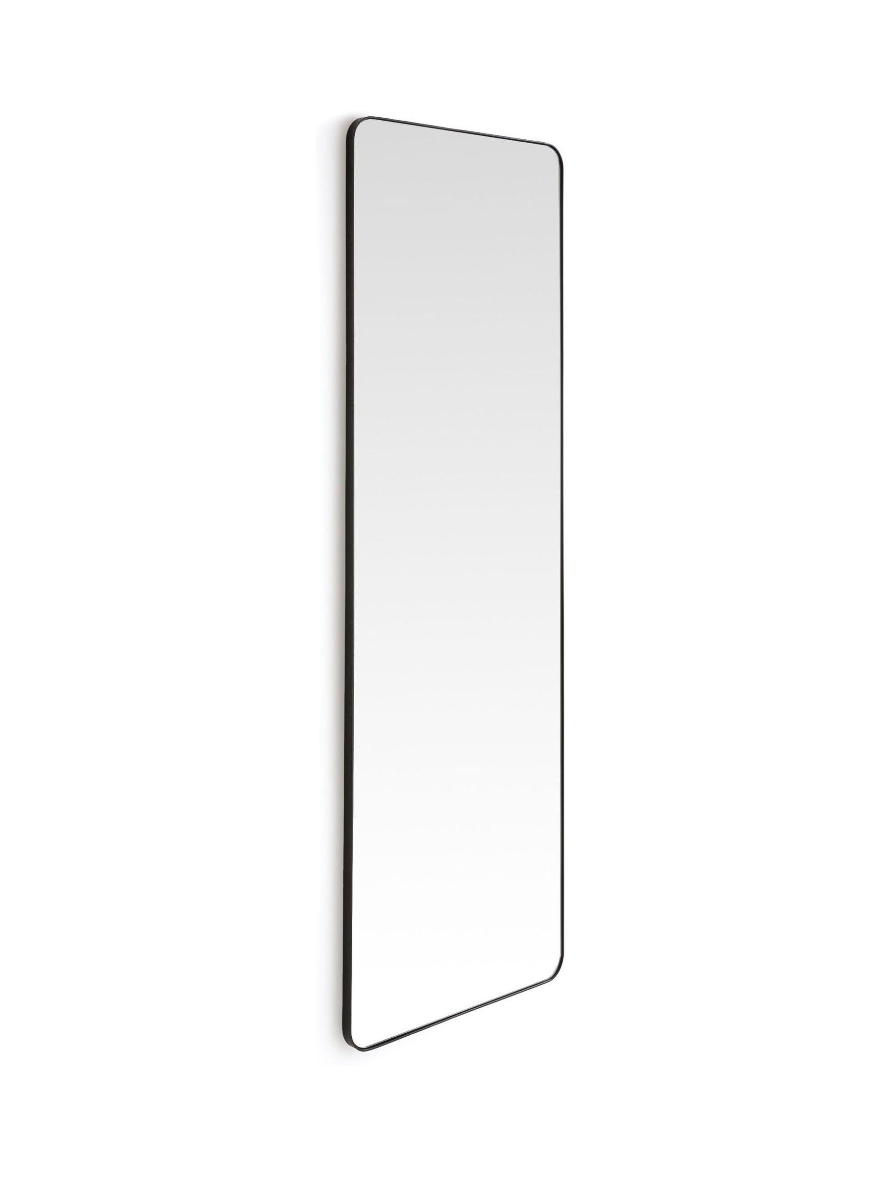 La Redoute Intérieurs Black Iodus 50 X 150cm Rectangular Metal Mirror