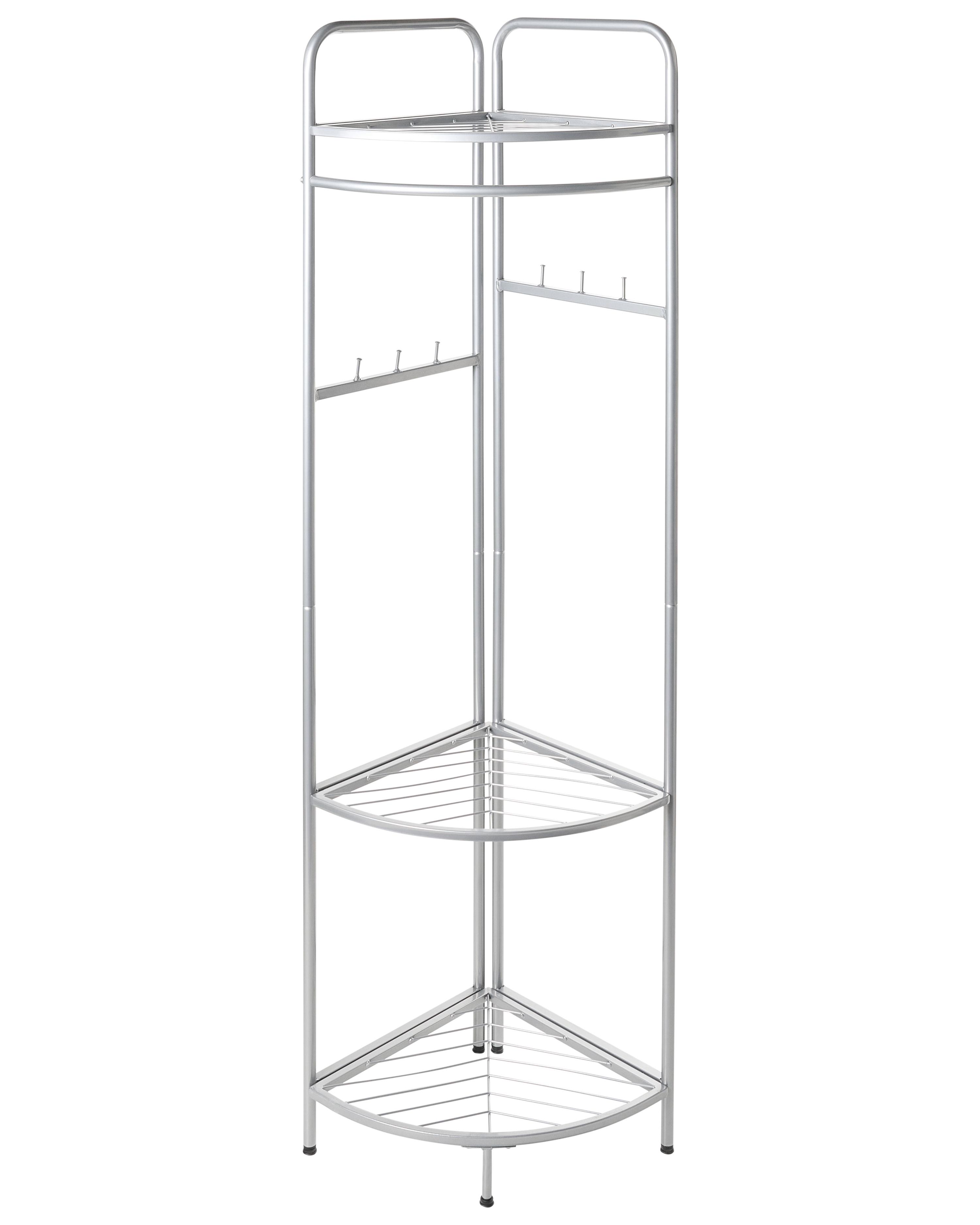 Corner Coat Stand LAWTON Silver