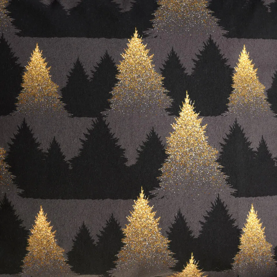 De Witte Lietaer Dekbedovertrek Katoen Flanel Eve - 260 x 240 cm - Zwart