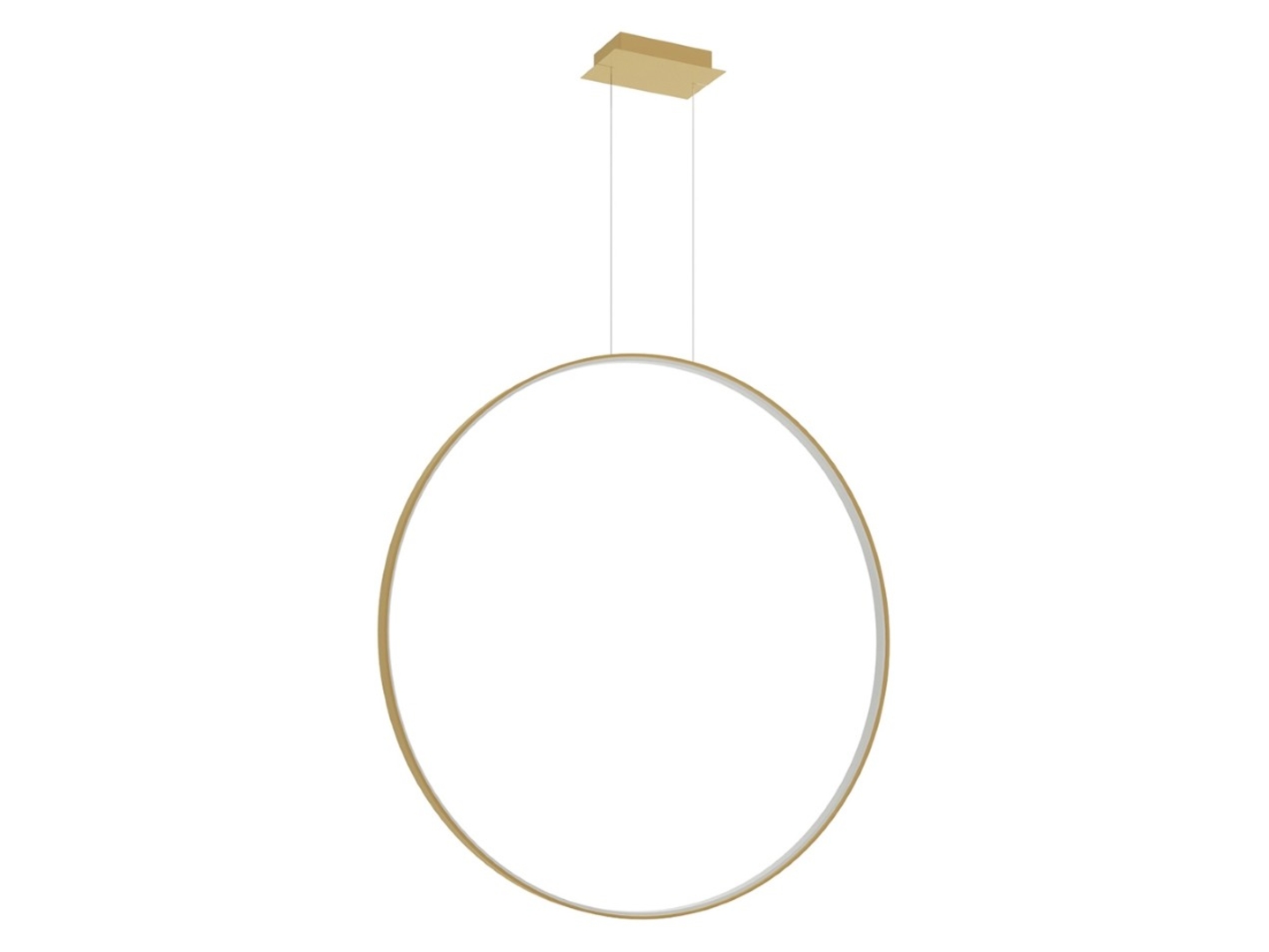 Lampa wisząca Rio LED aluminiowa złota