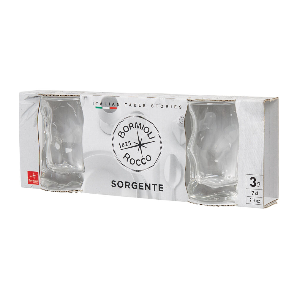 Verre à liqueur Bormioli Rocco Sorgente x3