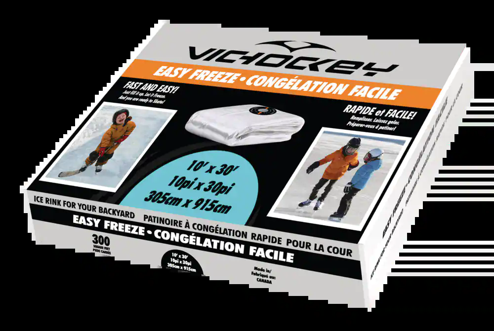 VIC Reddi-Rink EZ Freeze Ice Rink Kit, 10-ft x 20-ft