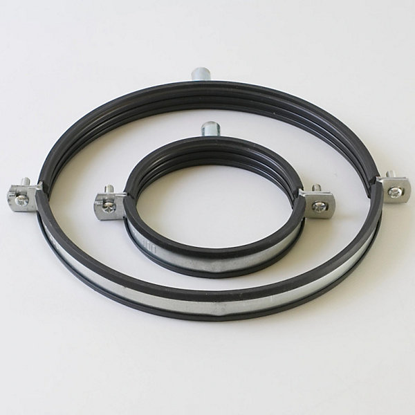 Collier VMC support de gaine de ventilation isolé anti vibratile écrou M8 M10 - Diamètre (mm) 100