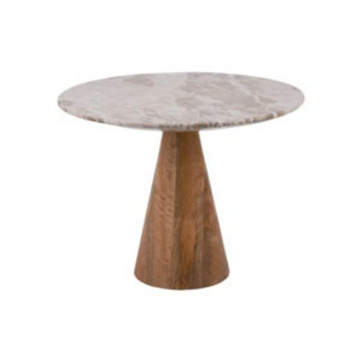 Leitmotiv bijzettafel Force - bruin - Ø40cm