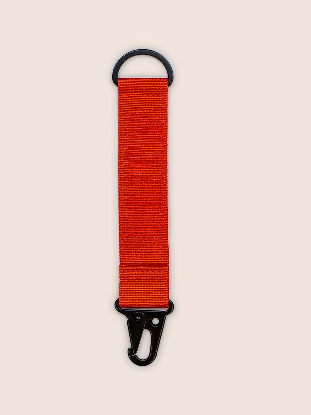 Gandys Embroidered Keyring in Orange
