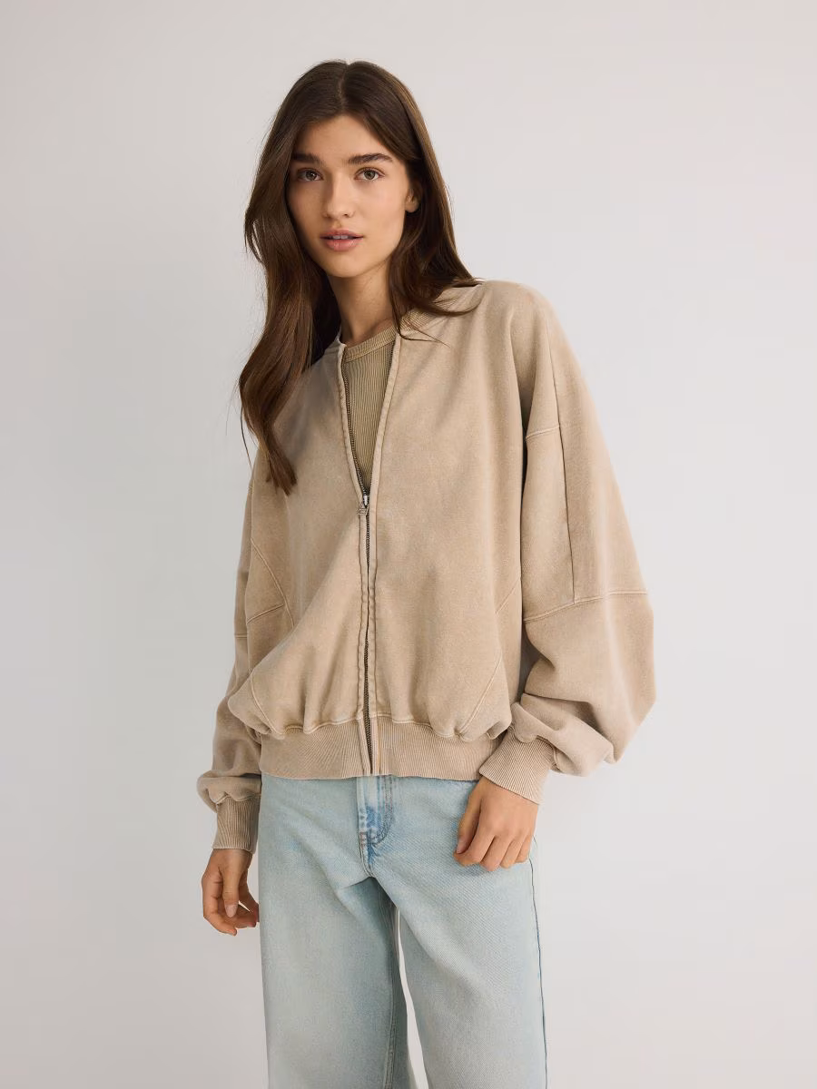 Oversized Zip Up Hoodie