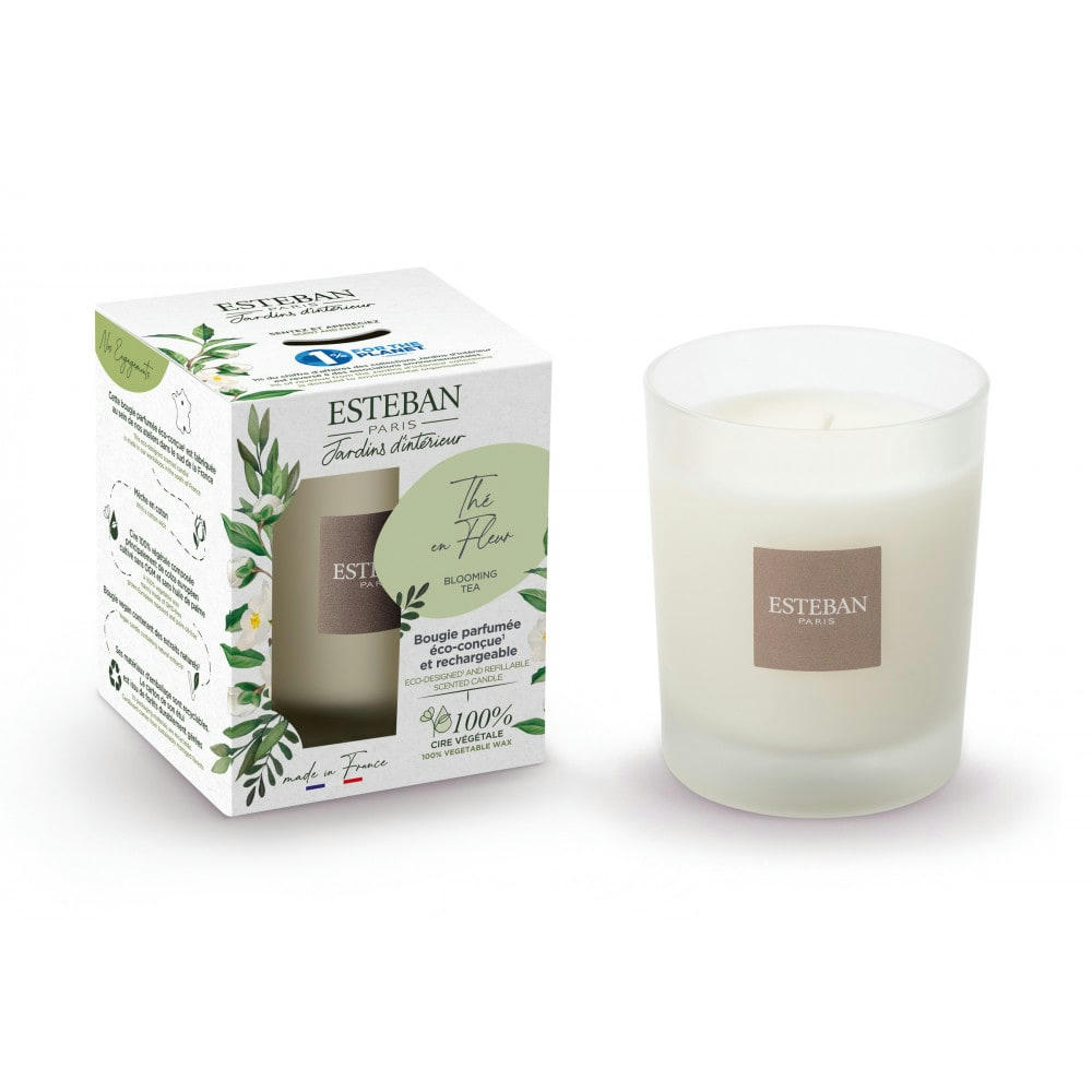 THÉ EN FLEUR - Bougie parfumée rechargeable 180g