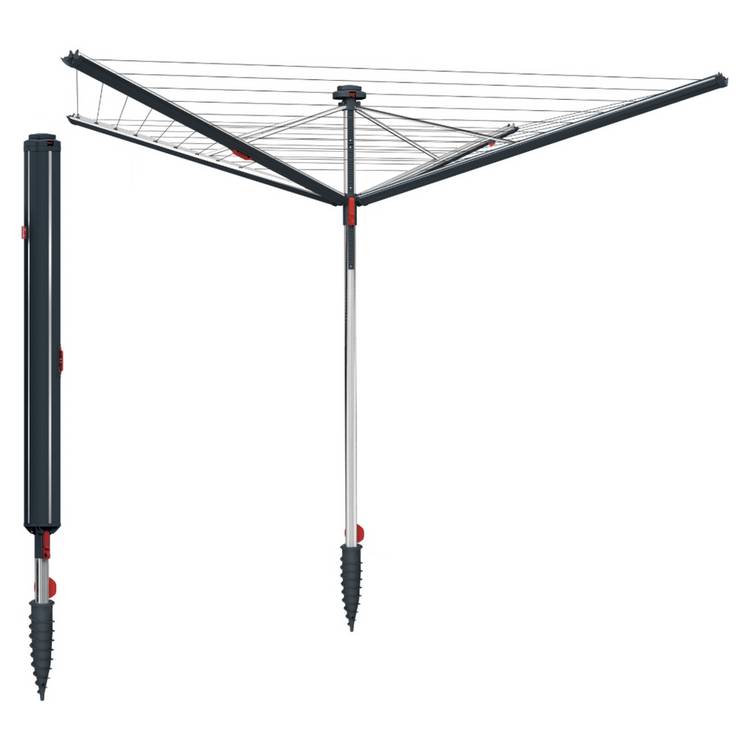 Vileda 50m Sun-Rise Outdoor Clothes Airer
